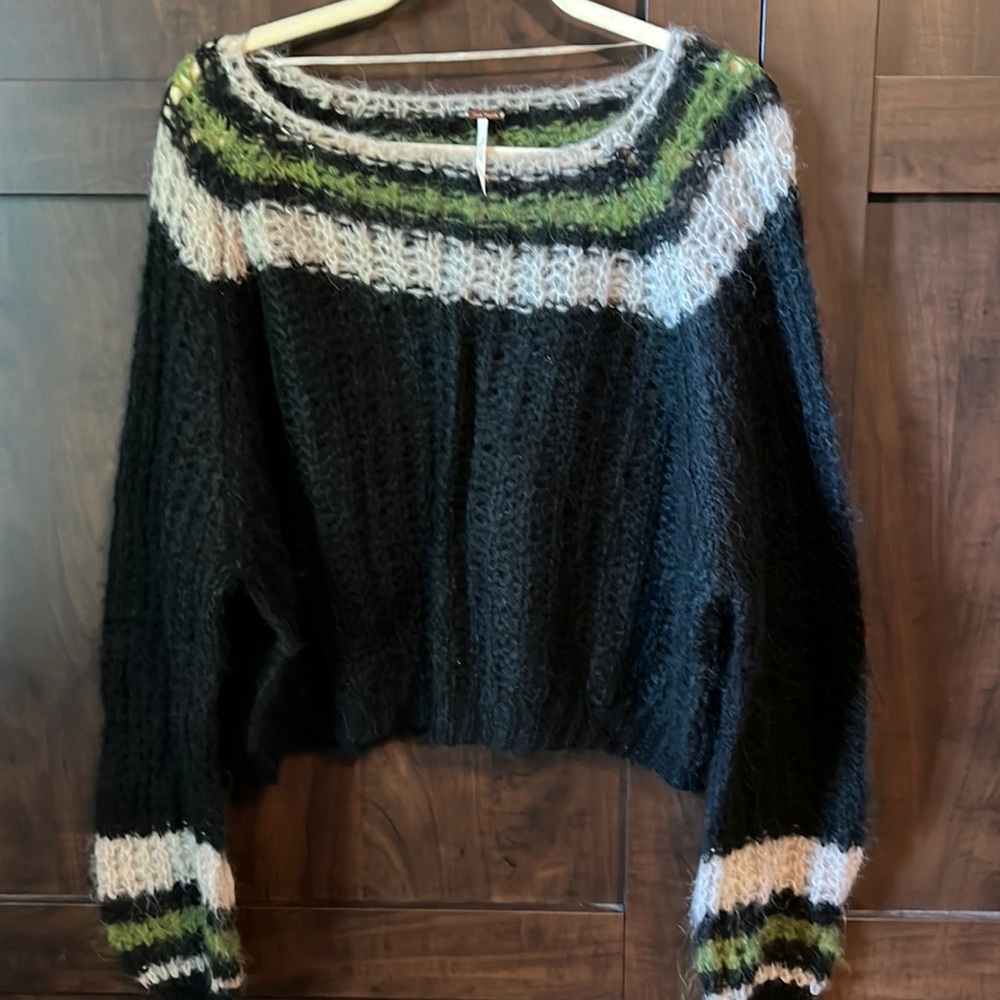Free People alpaca knit sweater